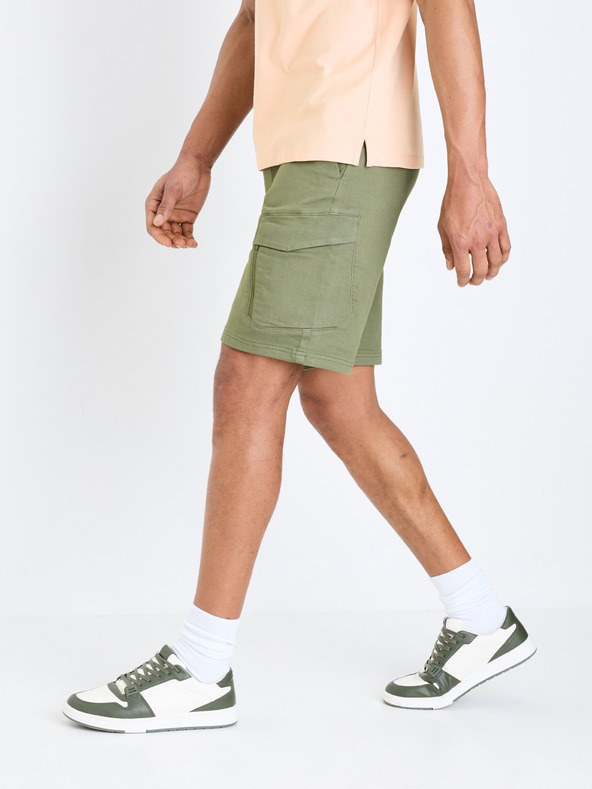 Celio Kaki muške kargo kratke hlače Celio Gojogbm