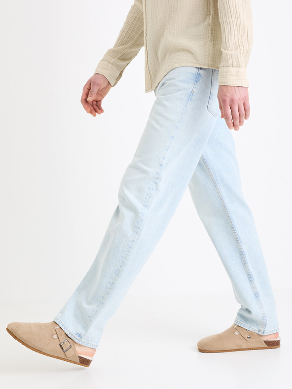 Celio Svijetloplave muške traperice Celio C15 ravne Fodroit 30