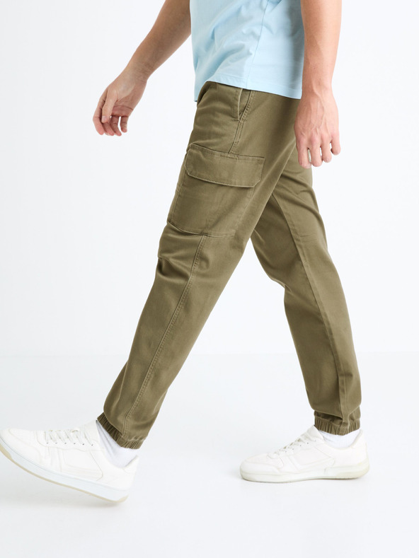 Celio Celio Dolyte muške kaki kargo hlače