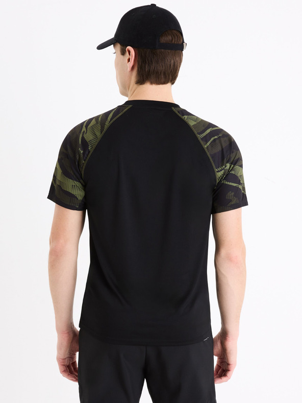 Celio Celio Marvel Hulk Crna muška sportska majica kratkih rukava