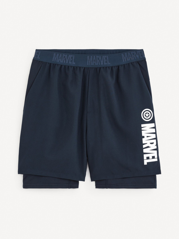 Celio Celio Marvel Captain America tamnoplave sportske kratke hlače
