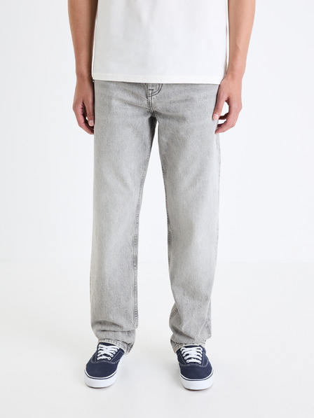 Celio Sive muške traperice širokog kroja Celio C75 Foloose