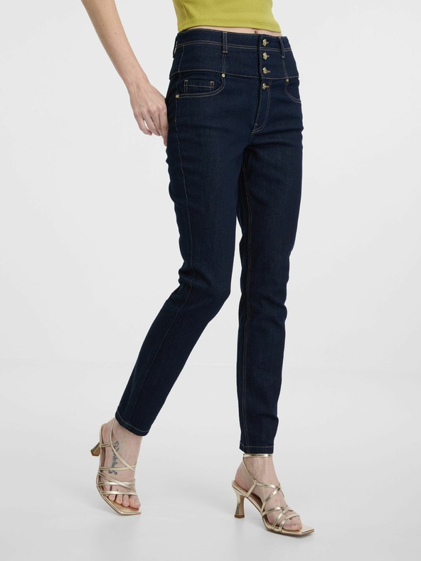 Orsay Tamnoplave ženske skinny traperice ORSAY