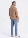 Ombre Clothing Ombre Clothing Muška smeđa klokanska majica s kapuljačom