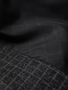 Ombre Clothing Tamno sivi muški karirani sako s mješavinom vune Ombre Clothing