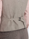 Ombre Clothing Bež muški prsluk s kragnom Ombre Clothing