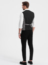Ombre Clothing Sivi muški prsluk bez revera Ombre Clothing