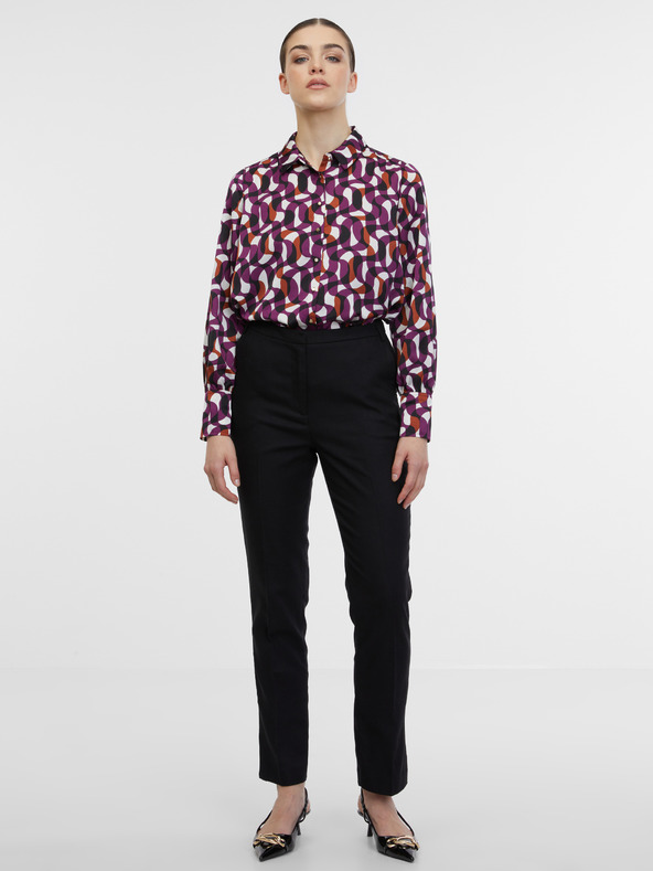 Orsay Ljubičasta ženska košulja s uzorkom ORSAY