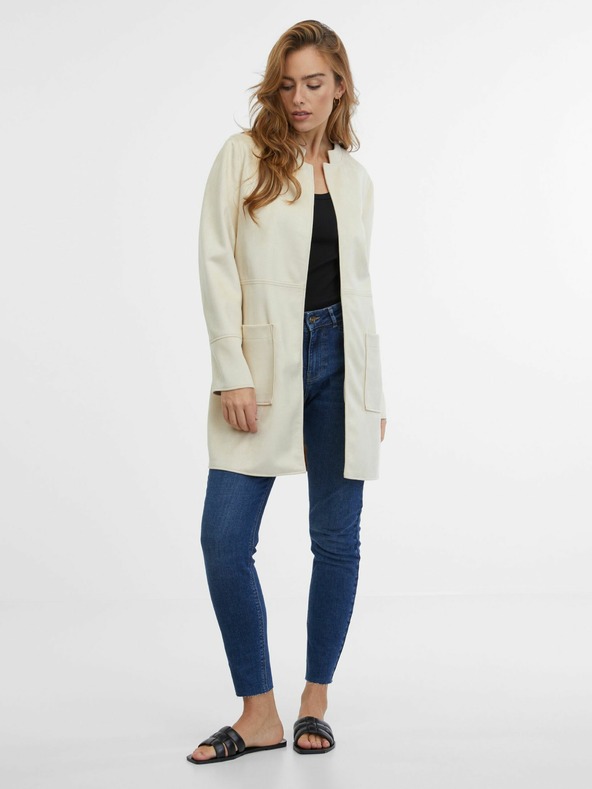 Orsay Bež ženska kožna jakna ORSAY