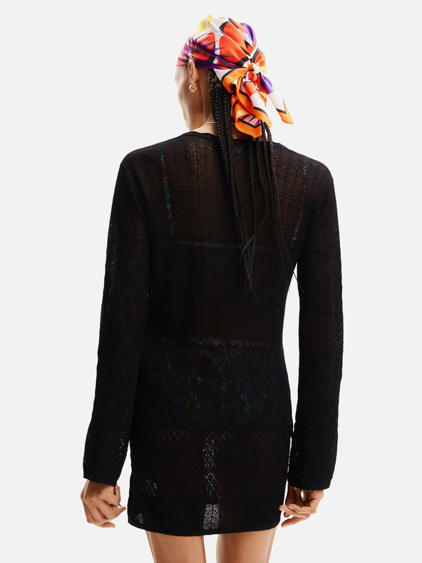 Desigual Crna Desigual El Cairo ženska haljina za plažu