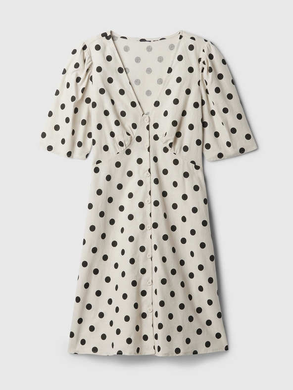 GAP Lanene mini točkaste haljine GAP