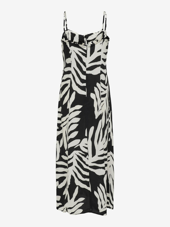 ONLY Crna ženska midi haljina s uzorkom ONLY Nova