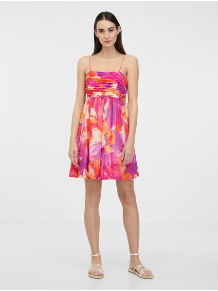 Orsay Tamno roza ženska haljina do koljena ORSAY