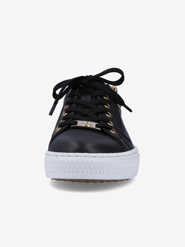 Rieker Rieker crne ženske kožne tenisice