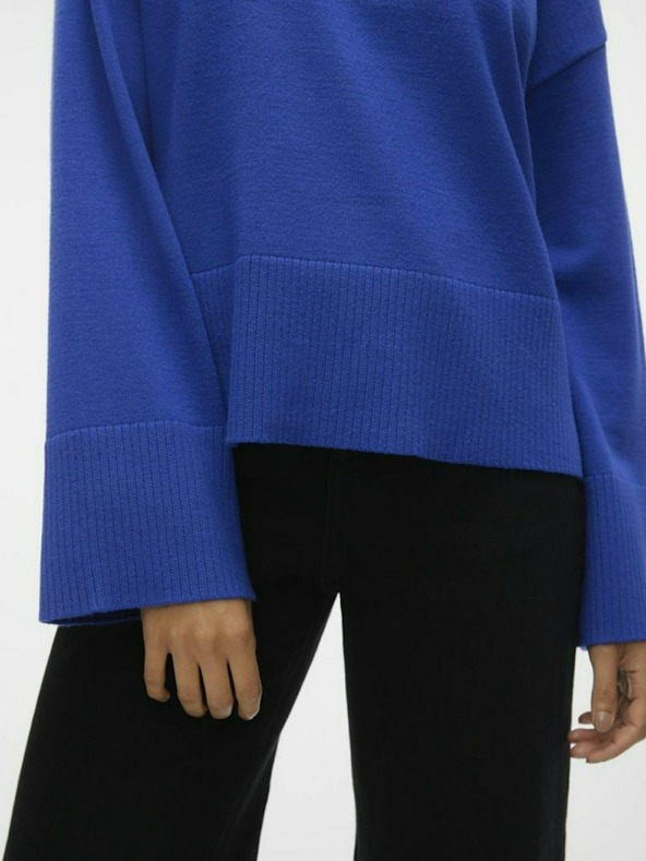 AWARE by VERO MODA Plava ženska dolčevita AWARE by VERO MODA Gisela