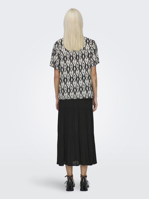 ONLY Crna ženska bluza s uzorkom ONLY Susan