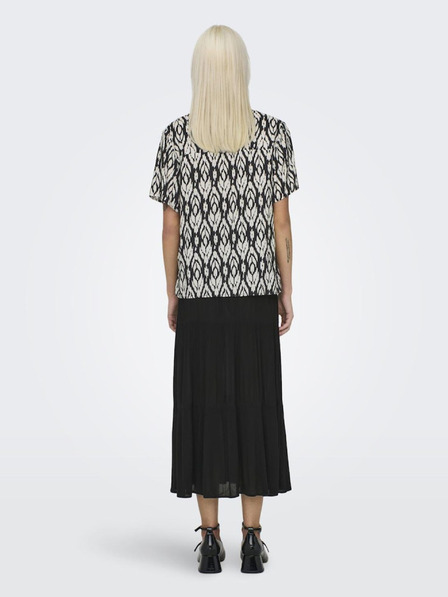 ONLY Crna ženska bluza s uzorkom ONLY Susan