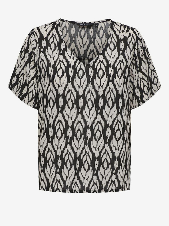 ONLY Crna ženska bluza s uzorkom ONLY Susan