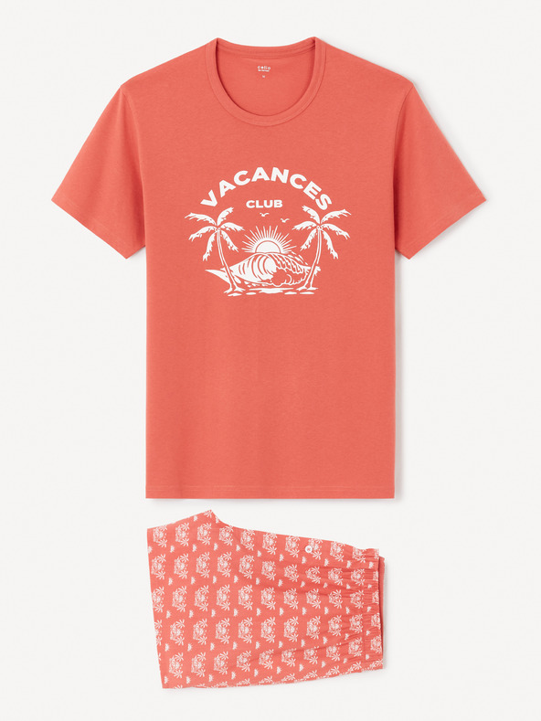 Celio Pamučna kratka pidžama Jipyvac Celio