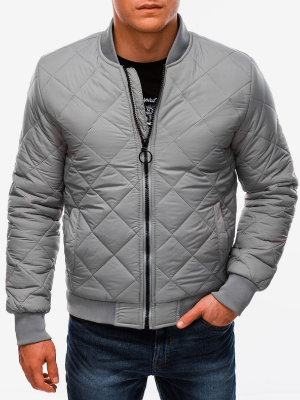 Edoti Muška prijelazna bomber jakna C - siva