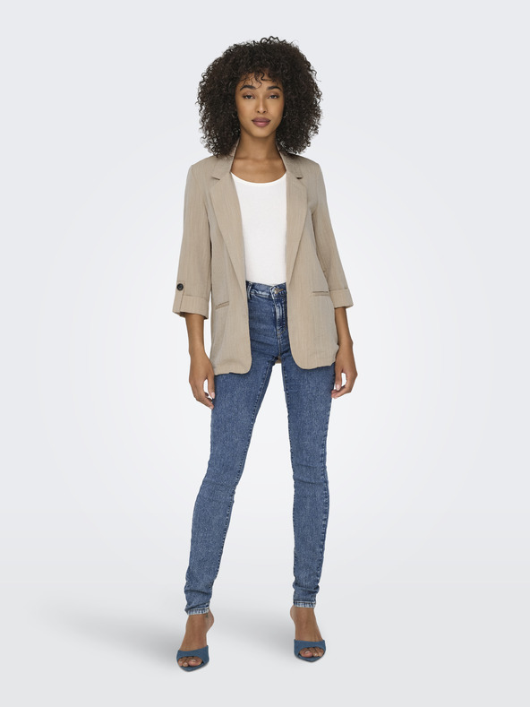 ONLY Bež ženski tigrasti sako SAMO Marsa