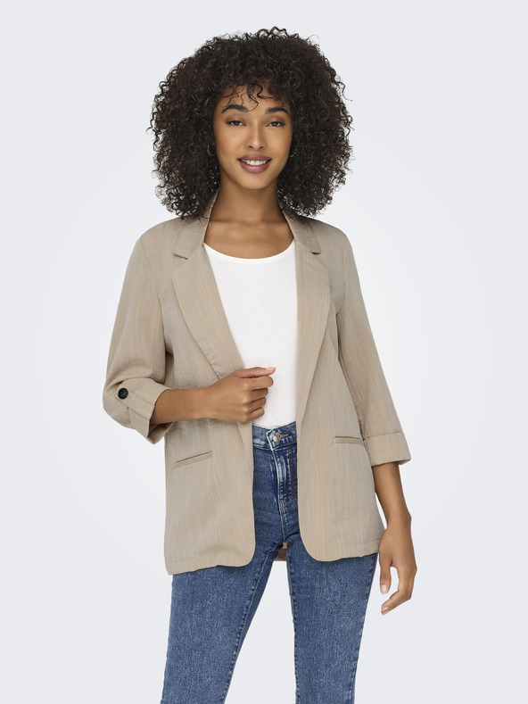 ONLY Bež ženski tigrasti sako SAMO Marsa