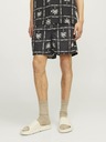 Jack & Jones Crni muški kupaći kostim Jack & Jones Fiji s uzorkom