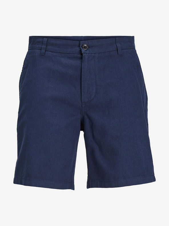 Jack & Jones Tamnoplave muške chino kratke hlače s Jack & Jones Ace lanom