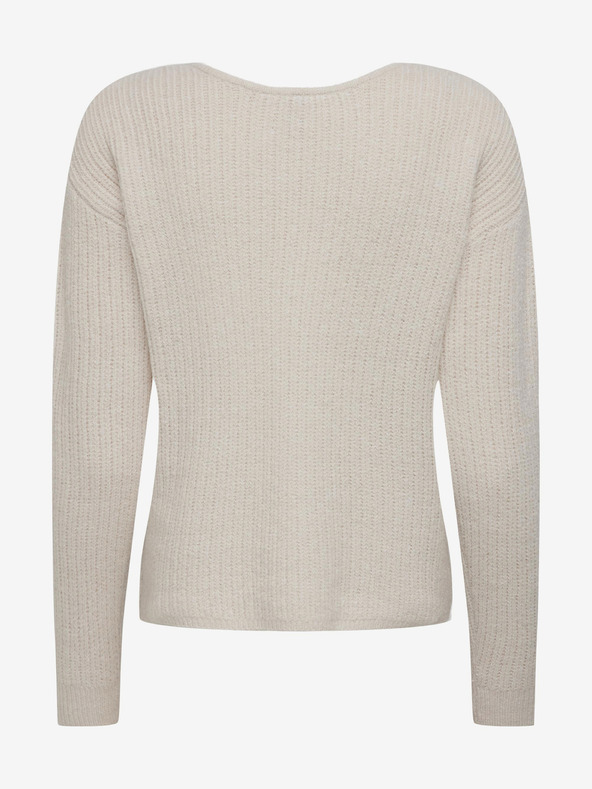 ONLY Krem ženski džemper ONLY Gabriel