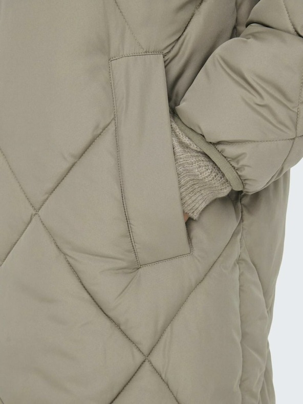 ONLY Bež ženski prošivani kaput SAMO New Tamara