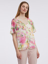 Orsay Ružičasto bijela ženska cvjetna bluza ORSAY