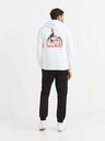 Celio Bijeli muški sweatshirt Celio Lvespidsw