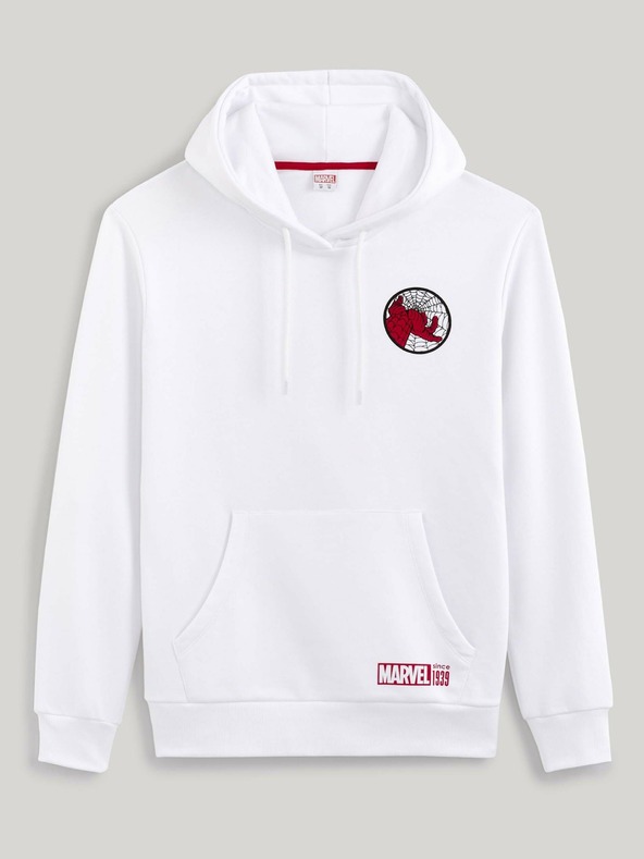 Celio Bijeli muški sweatshirt Celio Lvespidsw