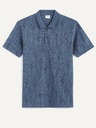 Celio Plava muška polo majica Celio s uzorkom