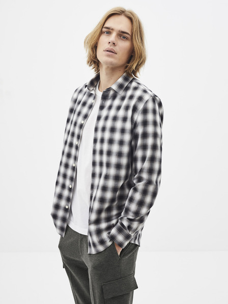 Celio Crno-bijela karirana košulja Celio Sablaflou
