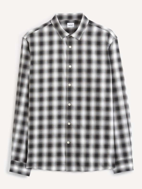 Celio Crno-bijela karirana košulja Celio Sablaflou