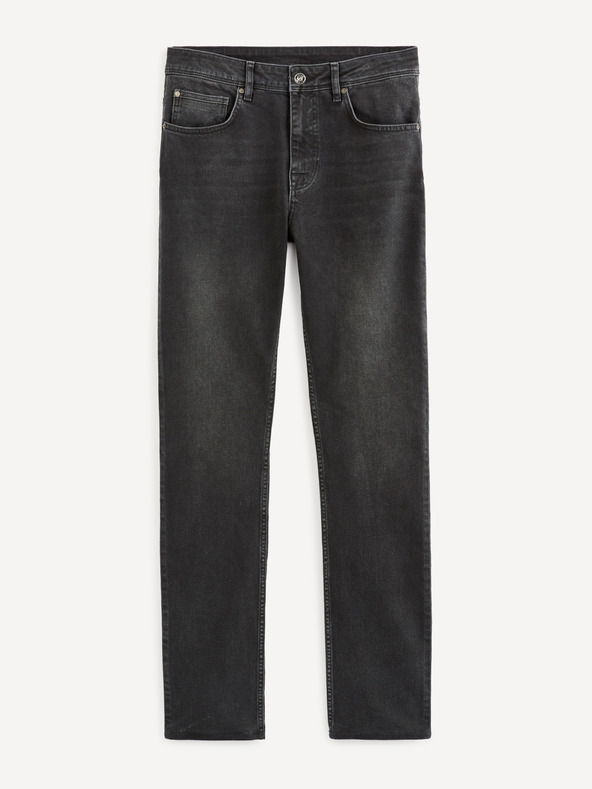 Celio Crne traperice ravnog kroja Celio Voblack5