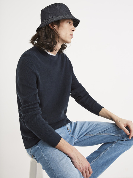 Celio Tamnoplavi osnovni džemper Celio Tepic