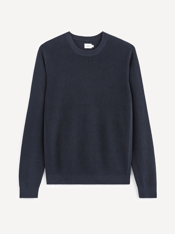Celio Tamnoplavi osnovni džemper Celio Tepic
