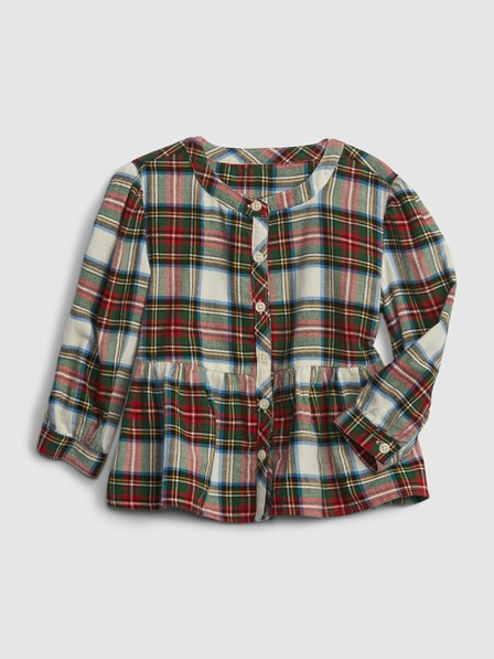 GAP Baby košuljasti top peplum GAP