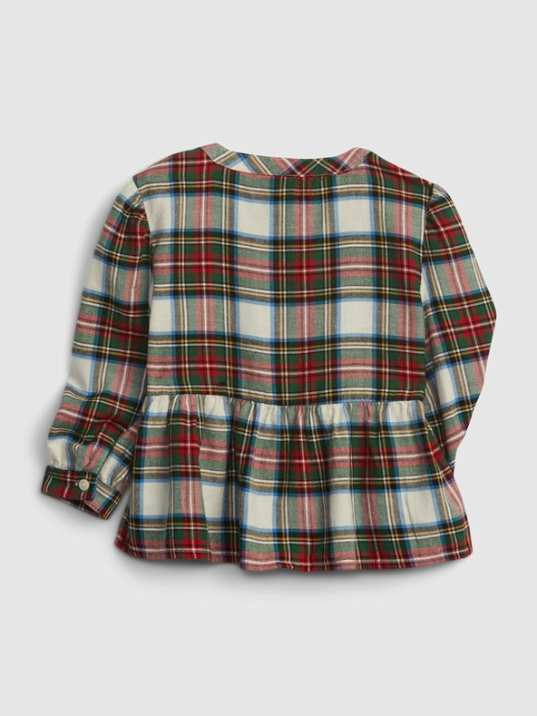 GAP Baby košuljasti top peplum GAP