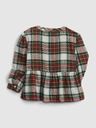 GAP Baby košuljasti top peplum GAP