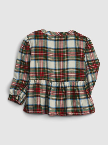 GAP Baby košuljasti top peplum GAP