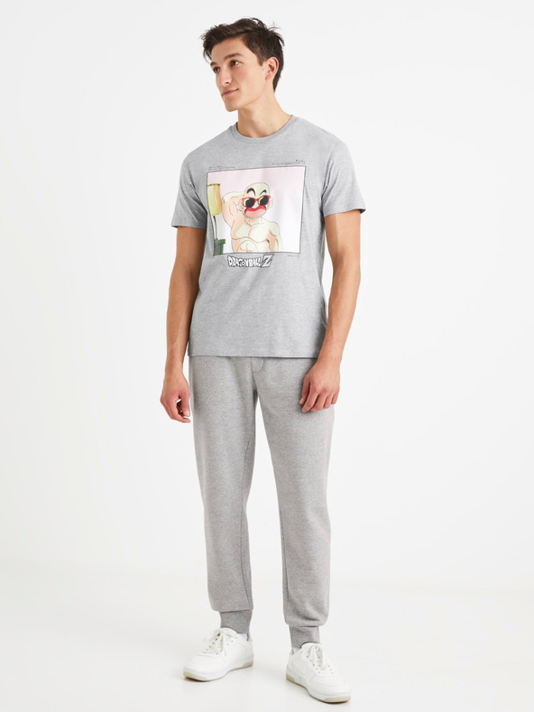 Celio Celio Dragon Ball Super siva muška majica