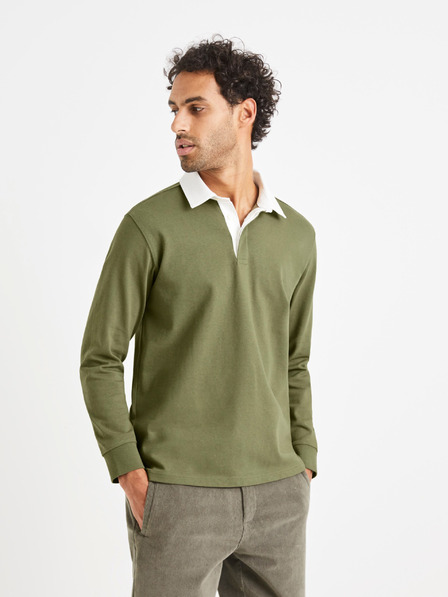 Celio Zelena muška polo majica Celio Vemix