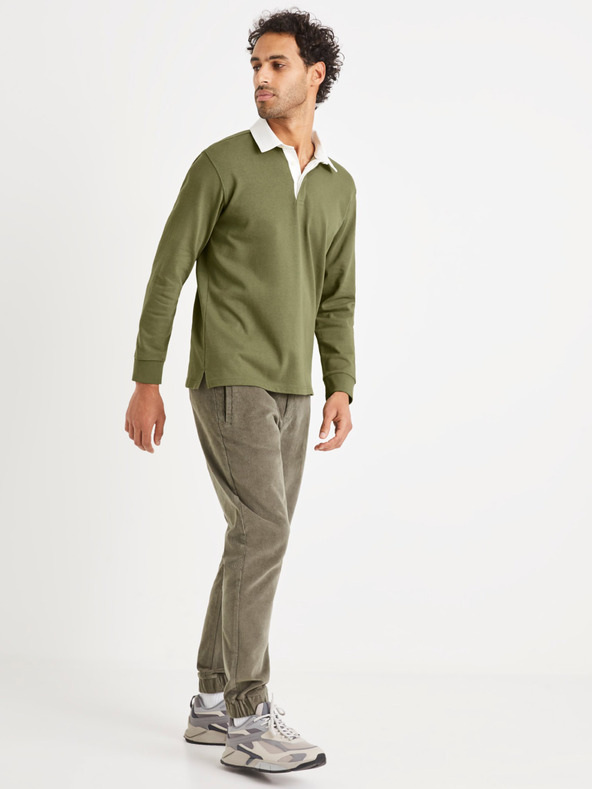 Celio Zelena muška polo majica Celio Vemix