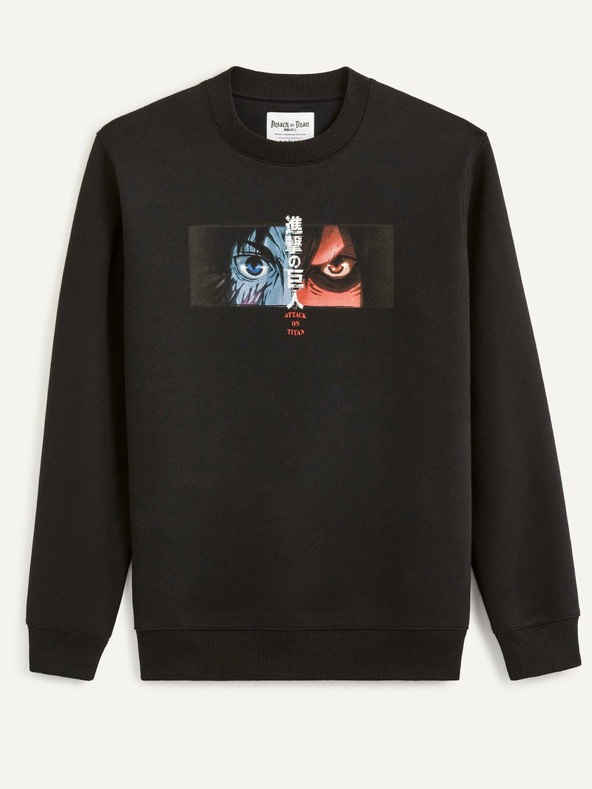 Celio Celio Attack on Titan crna muška majica