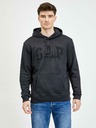 GAP Fleece duks s kapuljačom i logom GAP