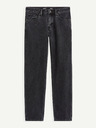 Celio Crne traperice širokog kroja Celio C75 Coback4