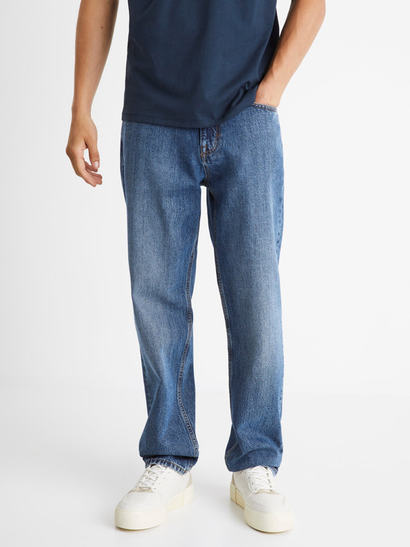 Celio Plave traperice opuštenog kroja Celio C75 Coback2